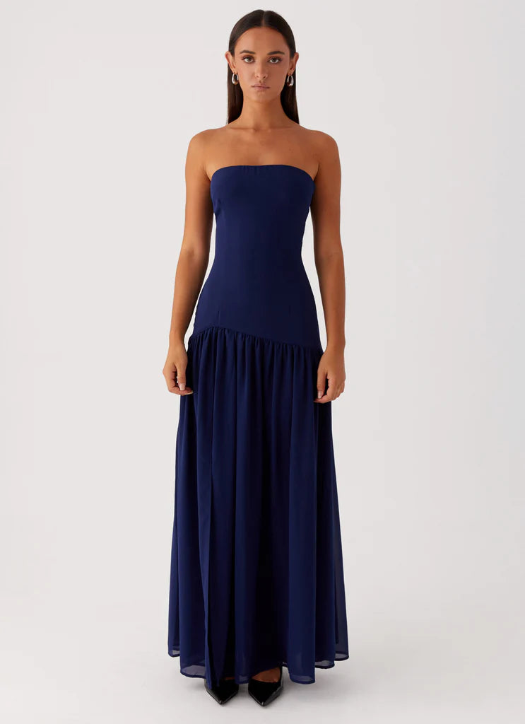 Vestido Longo Tomara que Caia Com Fenda Eden