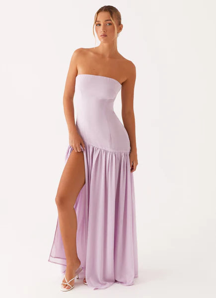 Vestido Longo Tomara que Caia Com Fenda Eden