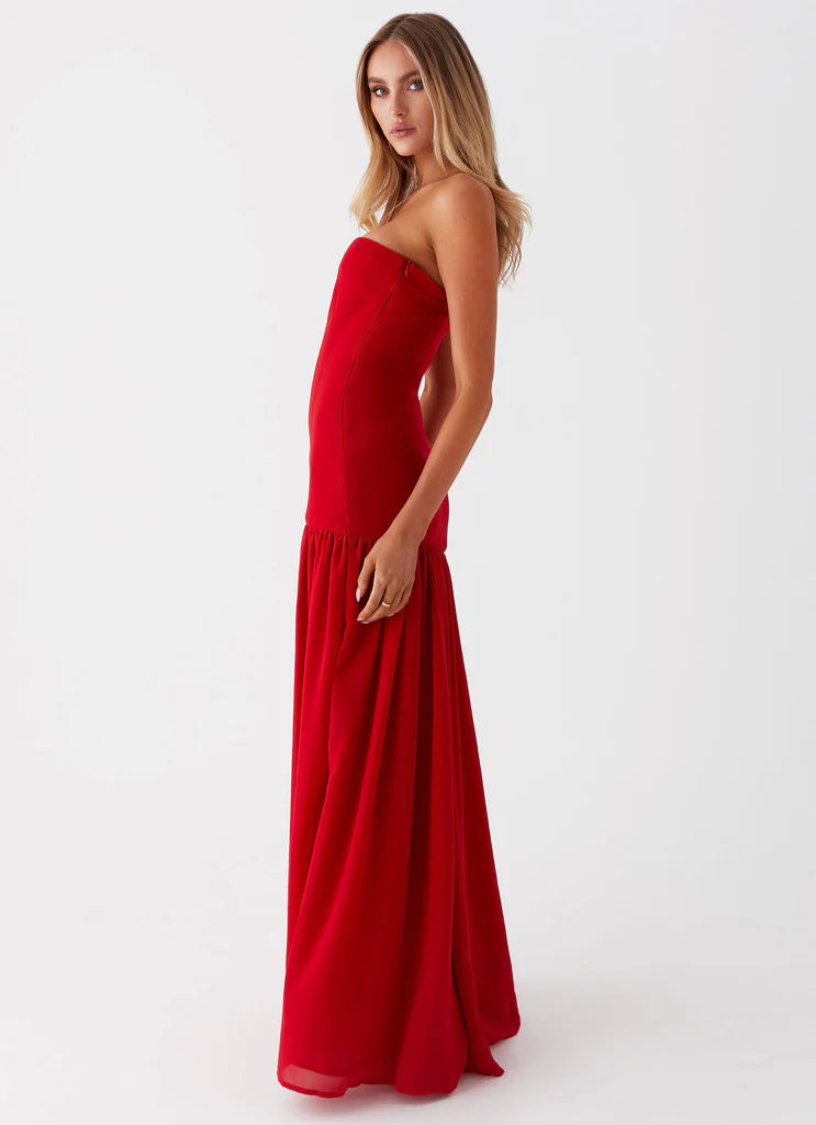 Vestido Longo Tomara que Caia Com Fenda Eden