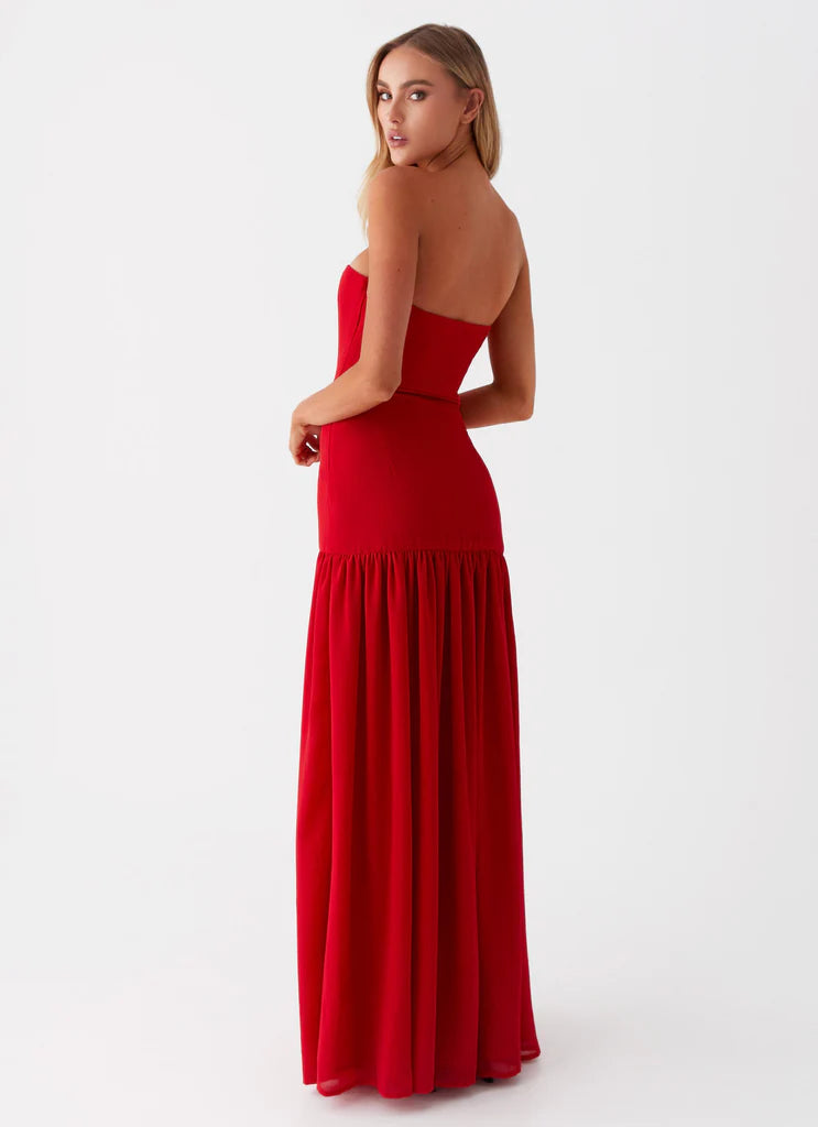 Vestido Longo Tomara que Caia Com Fenda Eden