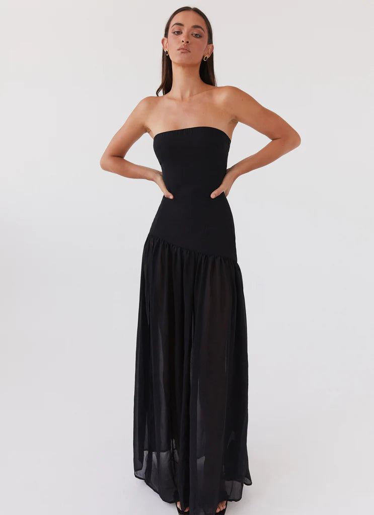Vestido Longo Tomara que Caia Com Fenda Eden
