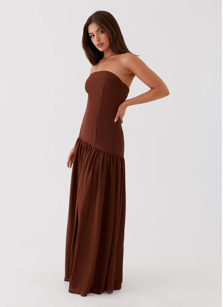 Vestido Longo Tomara que Caia Com Fenda Eden