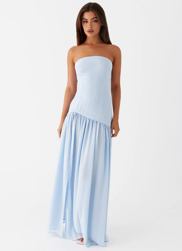 Vestido Longo Tomara que Caia Com Fenda Eden
