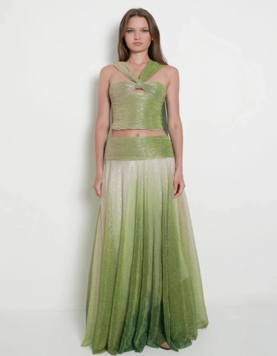 Conjunto Longo Celeste Gradient