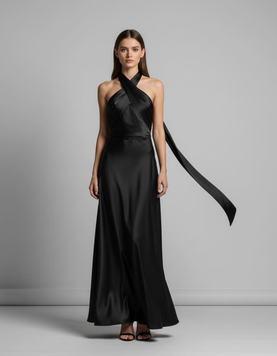 Vestido Longo Lunna Satin