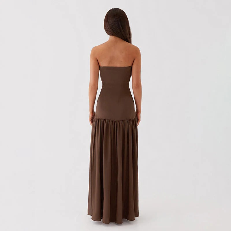 Vestido Longo Tomara que Caia Com Fenda Eden