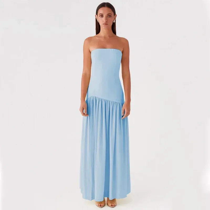 Vestido Longo Tomara que Caia Com Fenda Eden