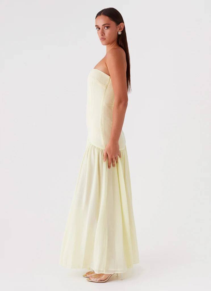 Vestido Longo Tomara que Caia Com Fenda Eden