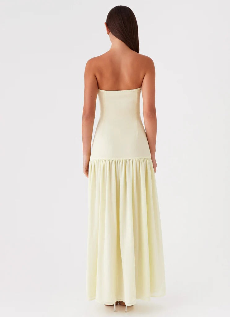 Vestido Longo Tomara que Caia Com Fenda Eden