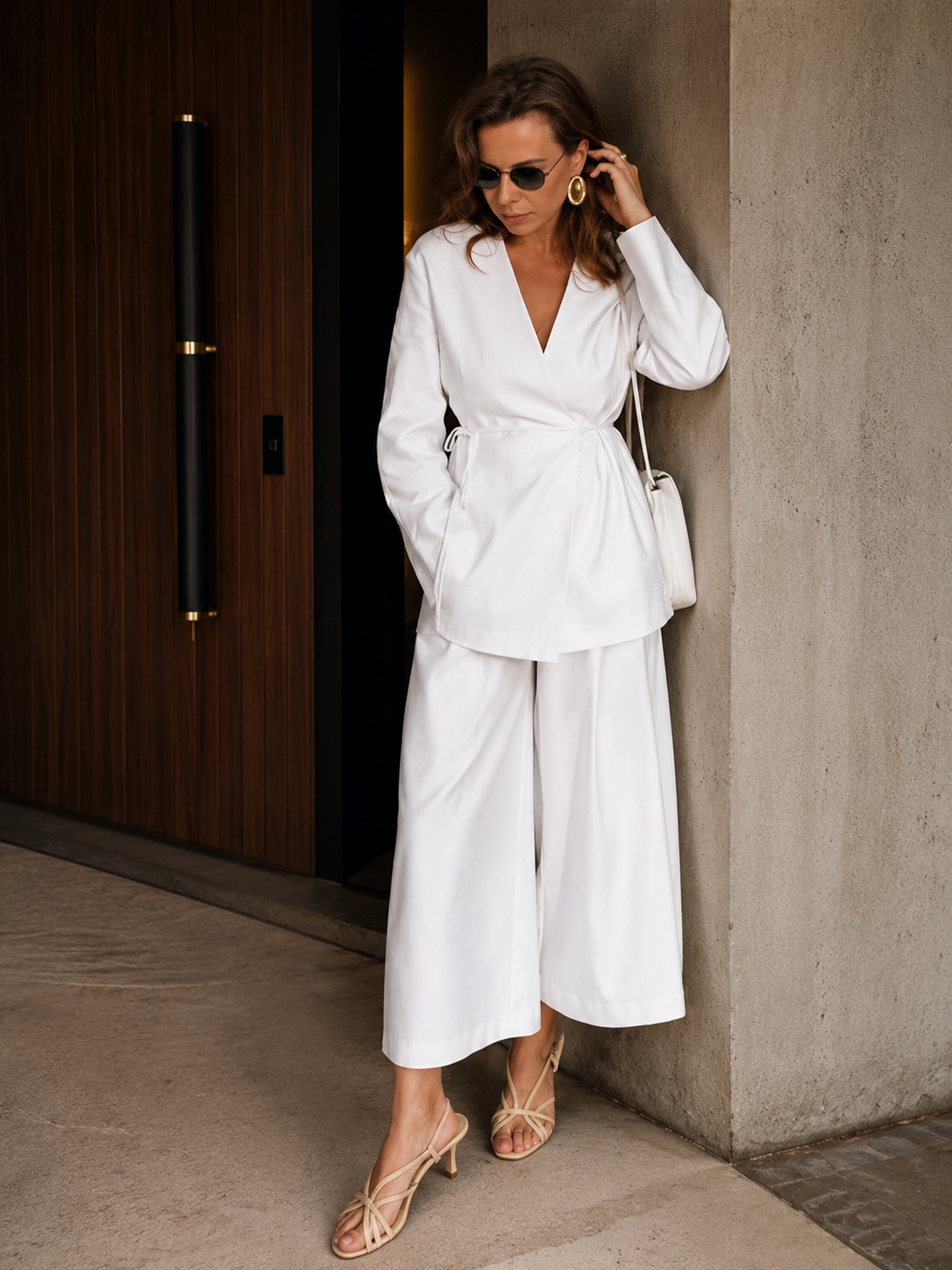 Conjunto Feminino Alfaiataria Elegante com Blazer e Calça Olivia