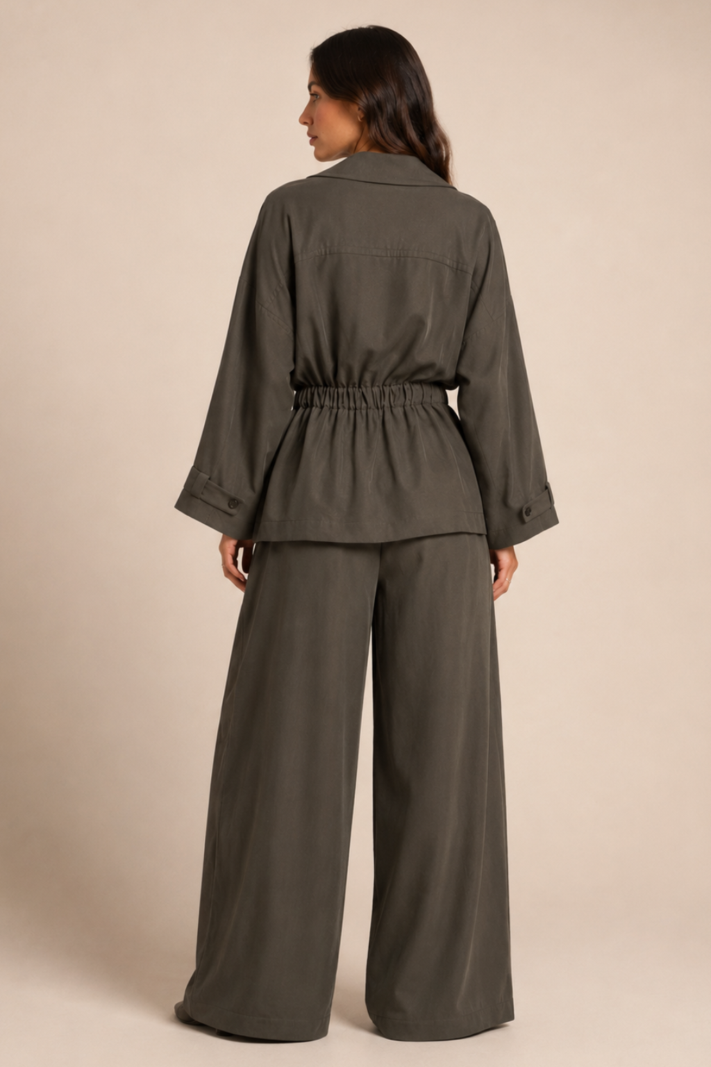 Conjunto Alfaiataria Calça Barrel Minimalista e Blazer Scarlett