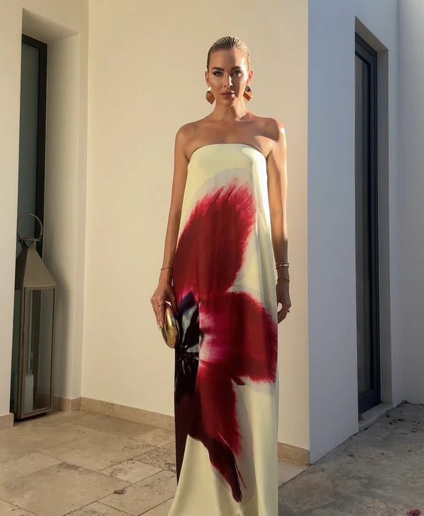 Vestido Longo Elegante Simone