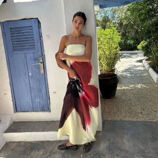 Vestido Longo Elegante Simone