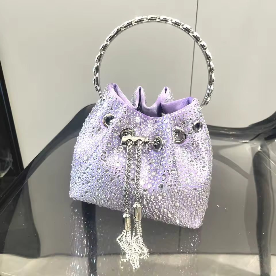 Bolsa de Mão Balde Strass