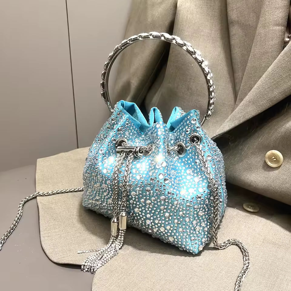 Bolsa de Mão Balde Strass