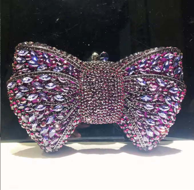 Clutch Laço Cristal Noir