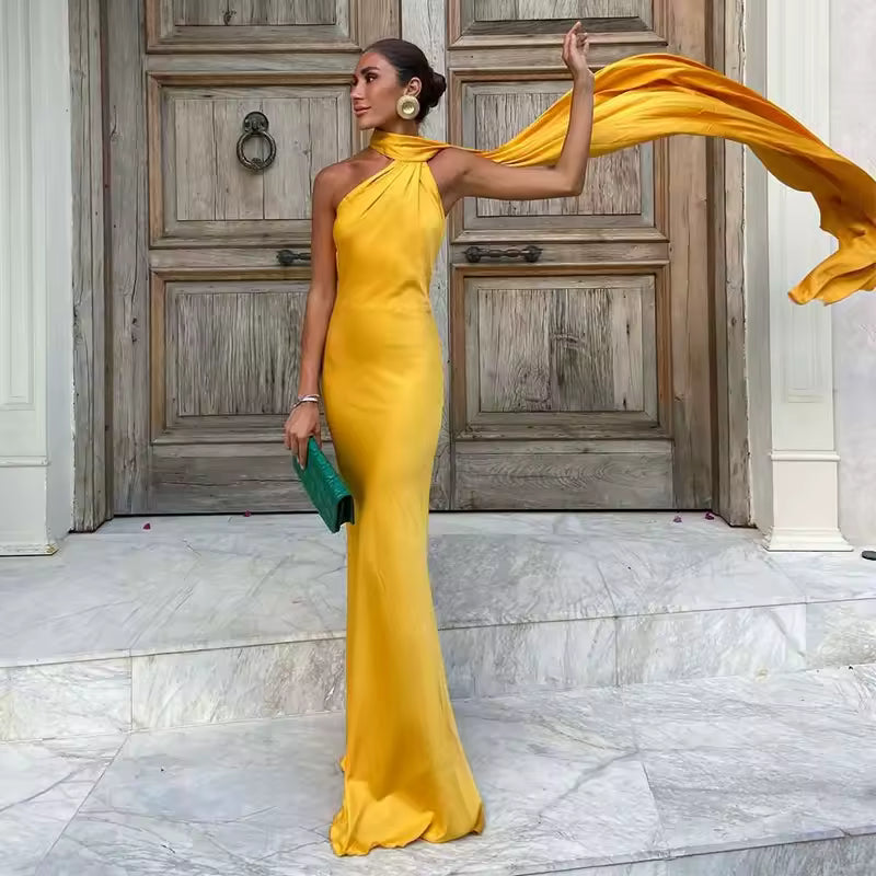 Vestido Longo Lunna Satin