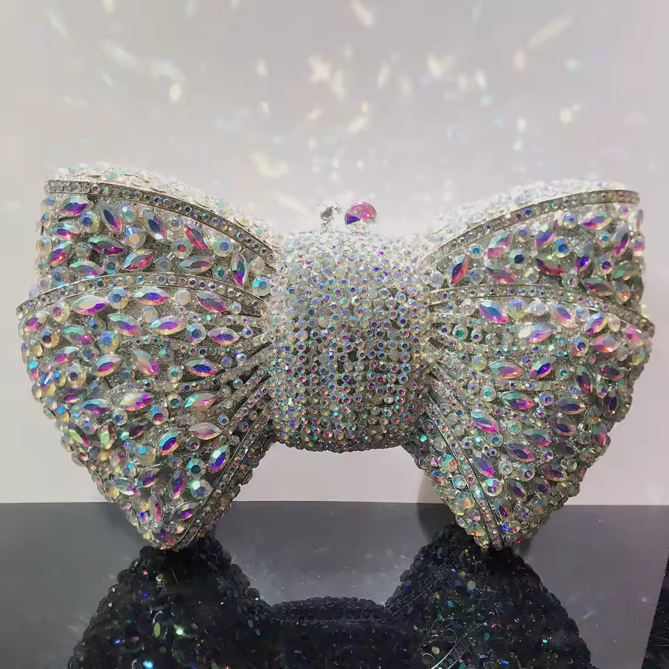 Clutch Laço Cristal Noir