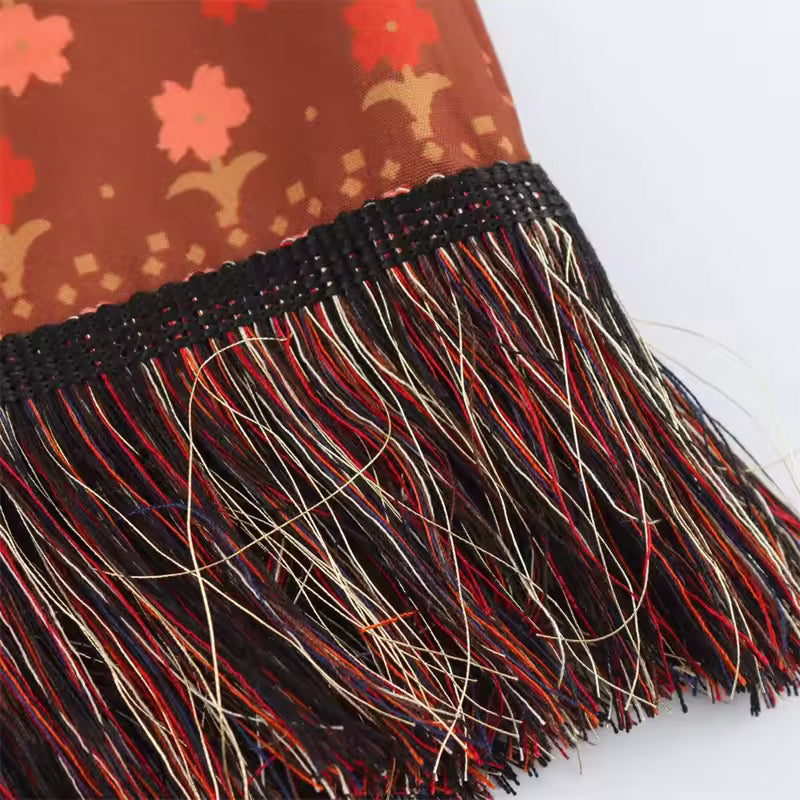 Saia Estampada Boho Nativa
