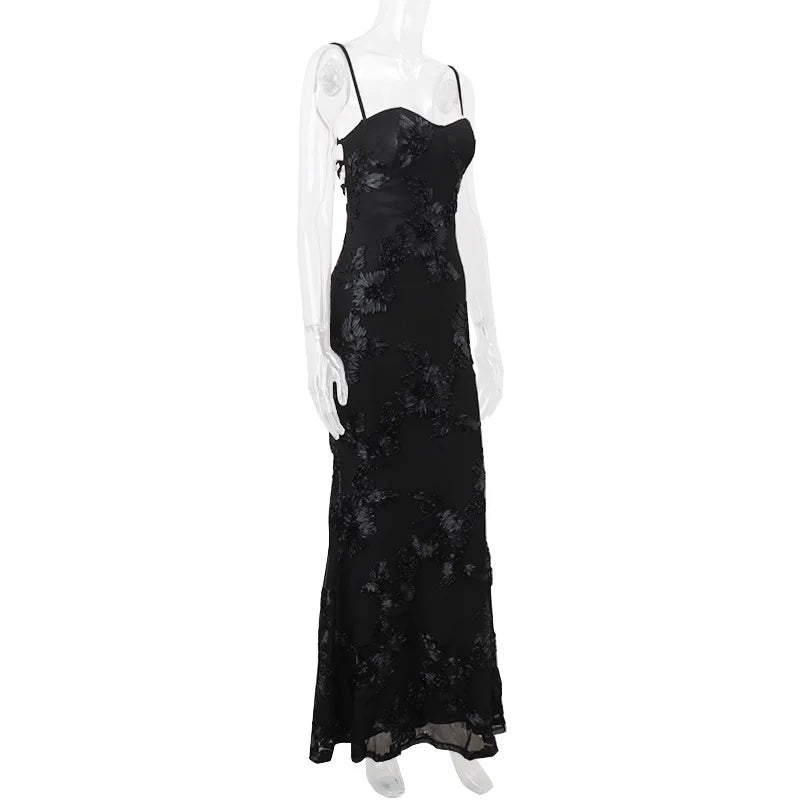 Vestido Longo Decote nas Costas Dara