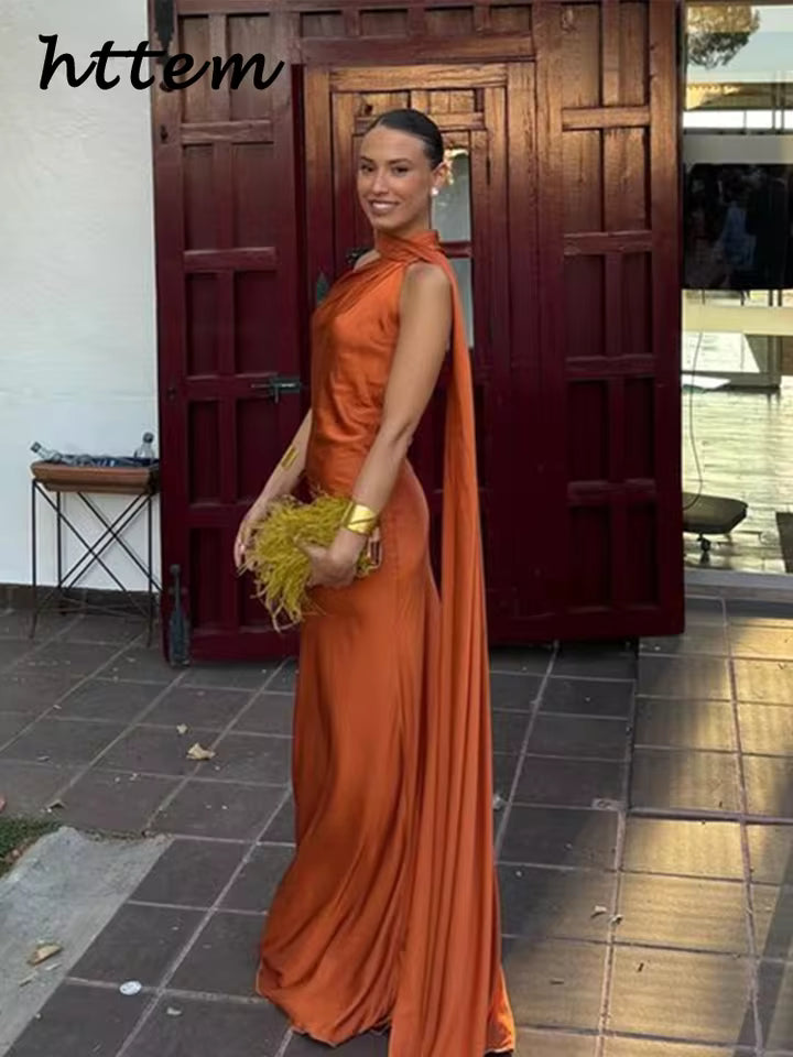 Vestido Longo Lunna Satin