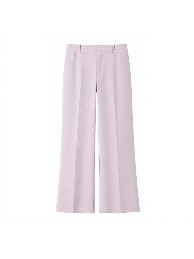 Conjunto Calça Wide Leg e Camisa Manga Puff Claire