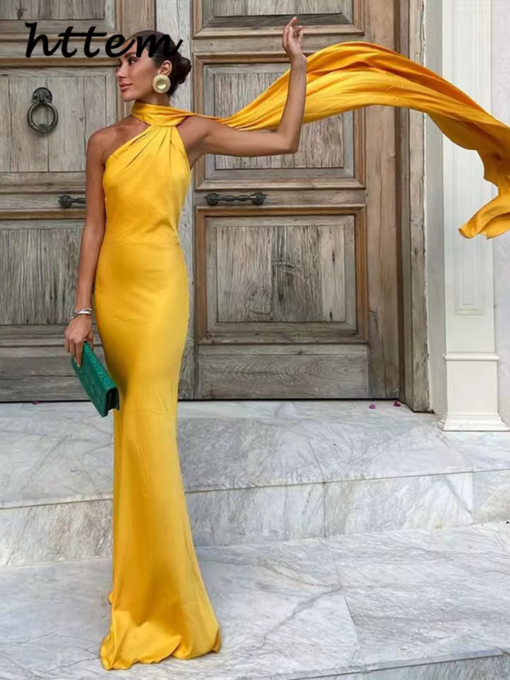 Vestido Longo Lunna Satin