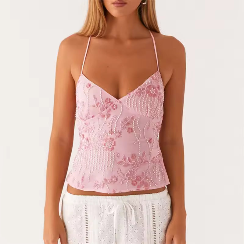 Blusa Bordada Pérolas Thefound