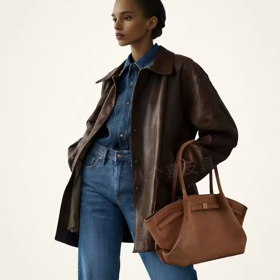 Bolsa Feminina Suede Dumpling