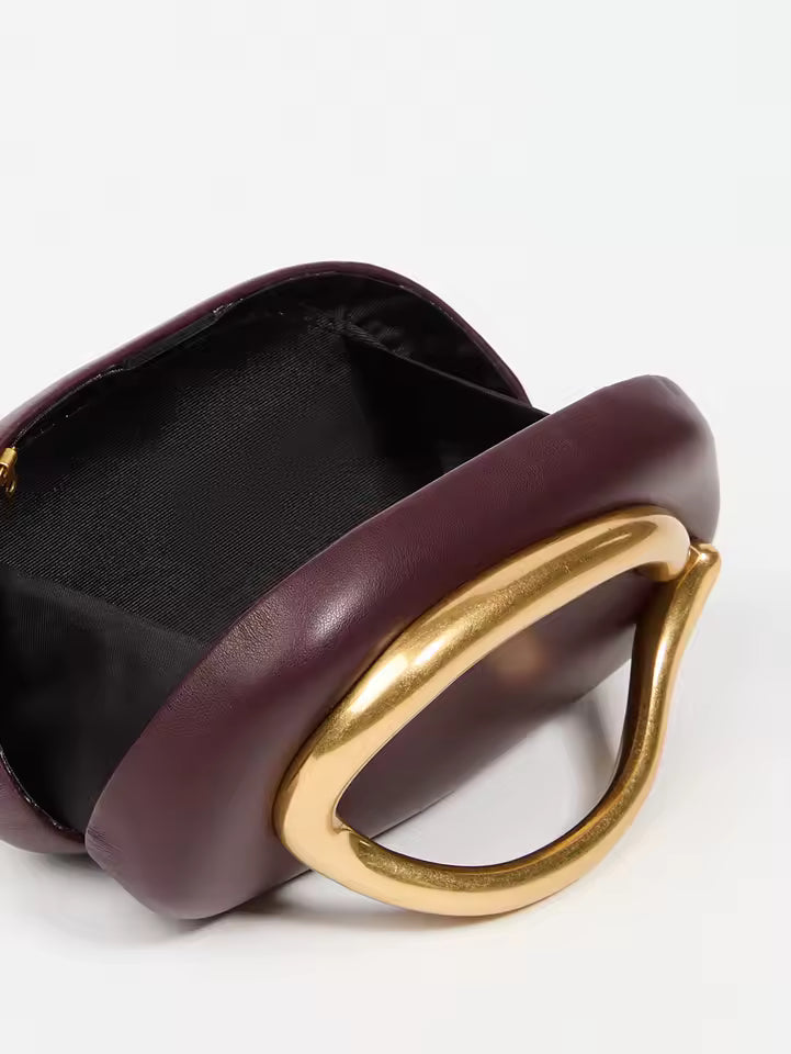 Bolsa Clutch Dourada Luxe