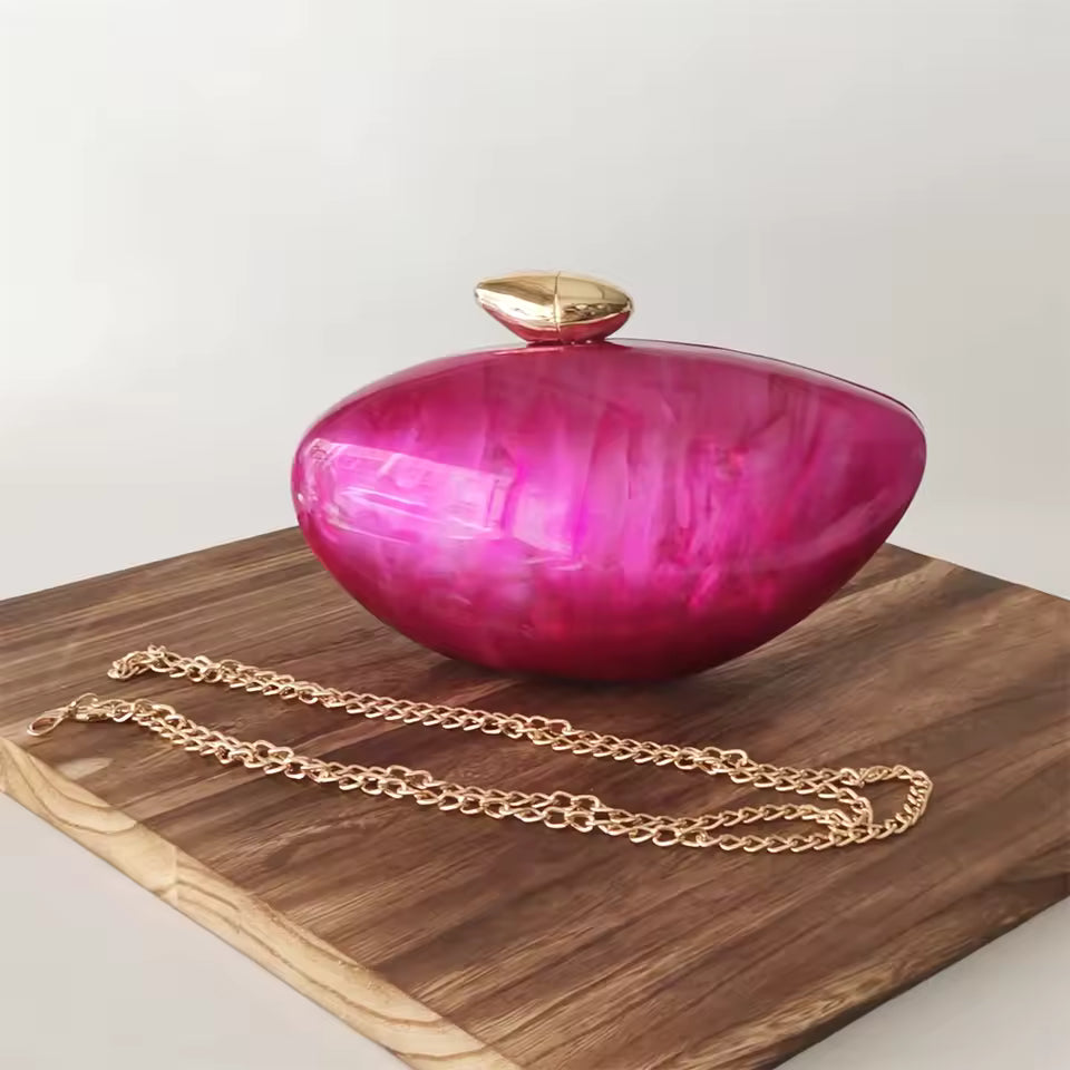 Bolsa Clutch Crystal Rock