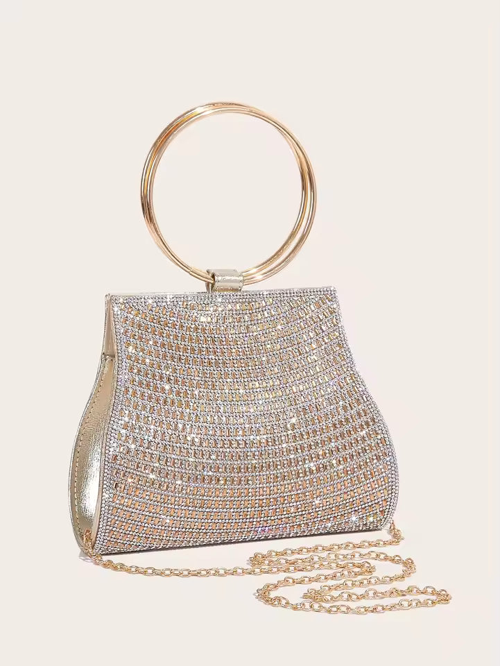 Bolsa Clutch Brilho Luna