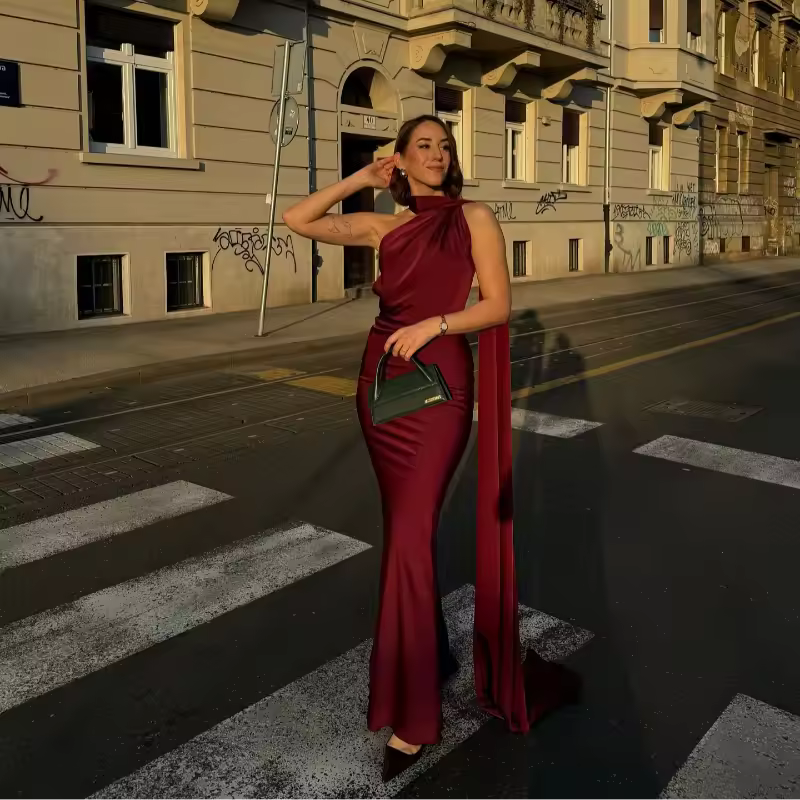 Vestido Longo Lunna Satin