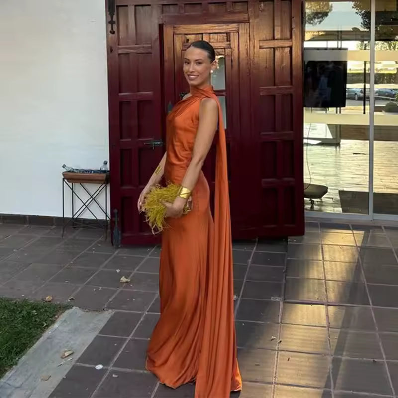 Vestido Longo Lunna Satin