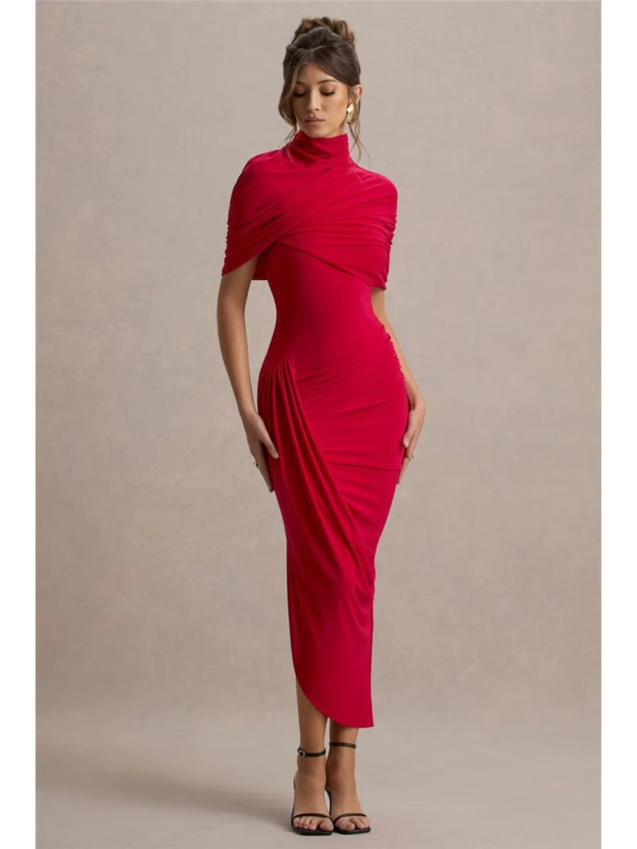 Vestido Longo Assimétrico Lyra