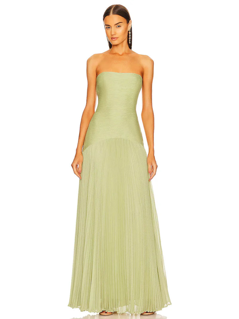 Vestido Longo Livia Sage