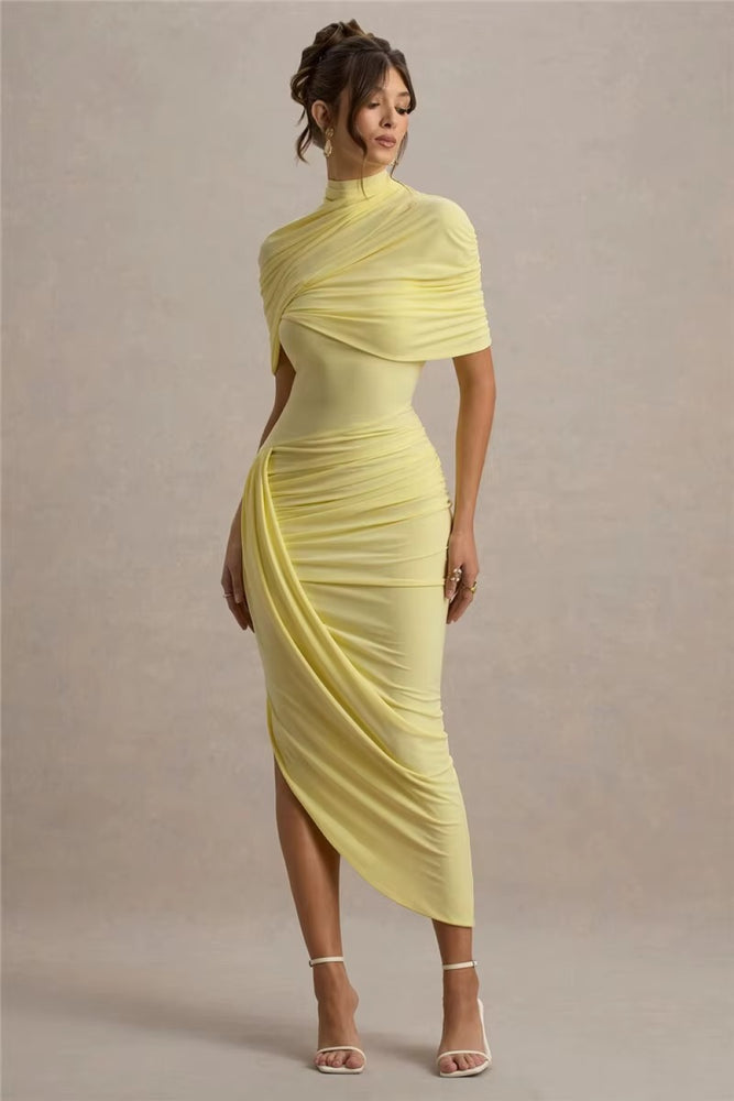 Vestido Longo Assimétrico Lyra