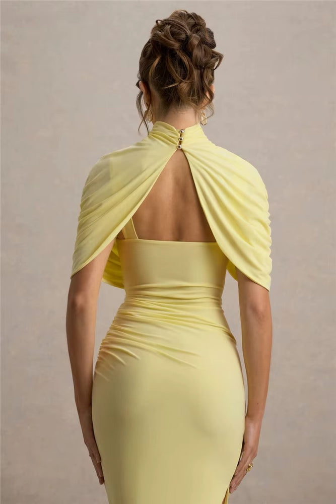 Vestido Longo Assimétrico Lyra