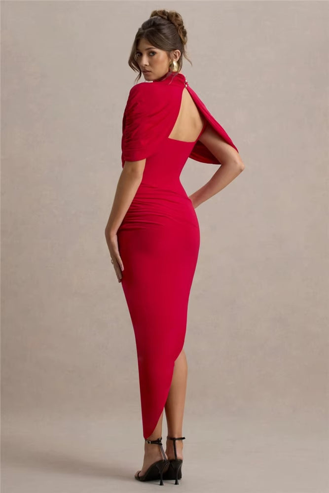 Vestido Longo Assimétrico Lyra