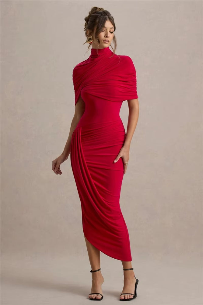 Vestido Longo Assimétrico Lyra