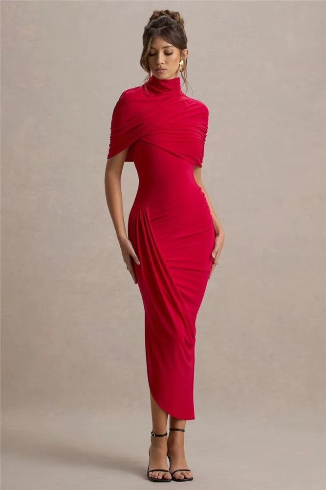 Vestido Longo Assimétrico Lyra