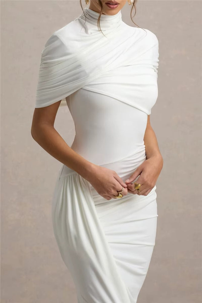 Vestido Longo Assimétrico Lyra